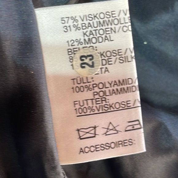 Vintage Louis Feraud Black Velvet Dress Low V-Back Ruffles Bow SIze 10 - Picture 13 of 16